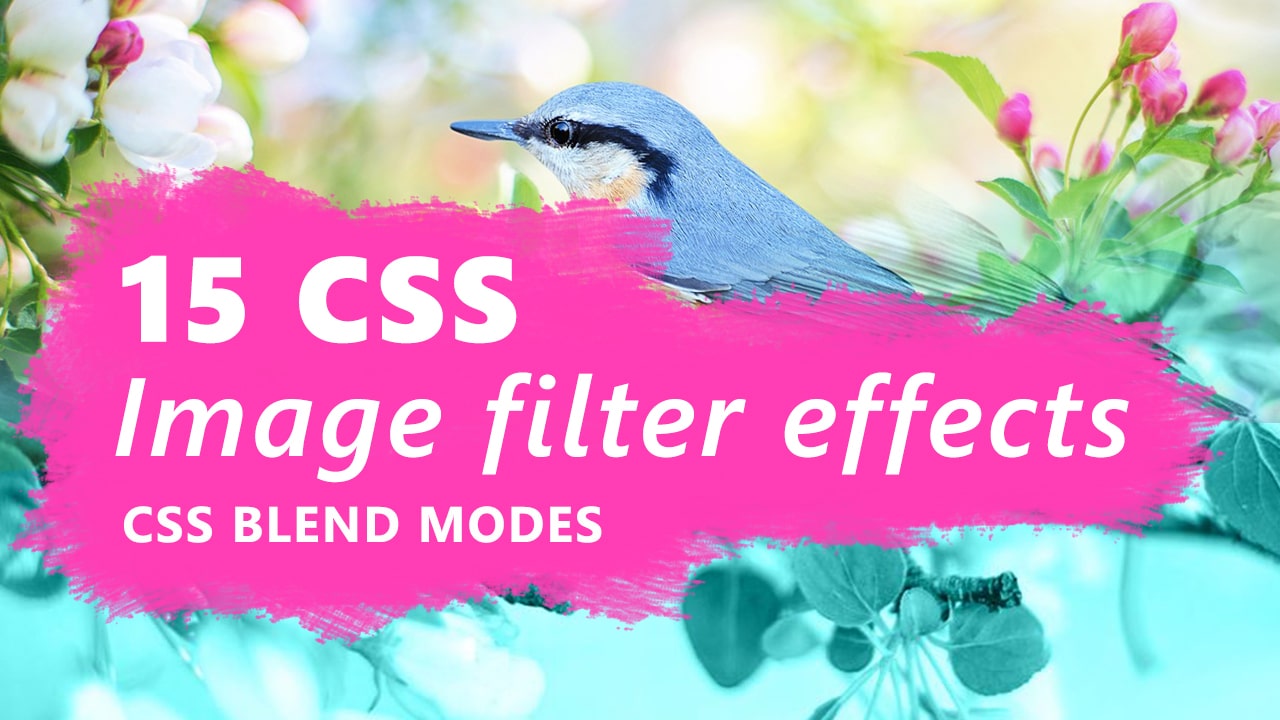 15 Image Color Filter Effects (with CSS Background Blend Modes)