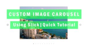 Easy and Responsive Image Carousel Tutorial with jQuery and Slick Slider