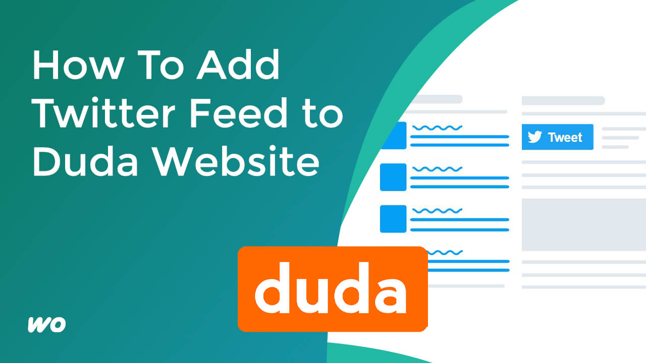 How To Add Twitter Feed to Duda Website